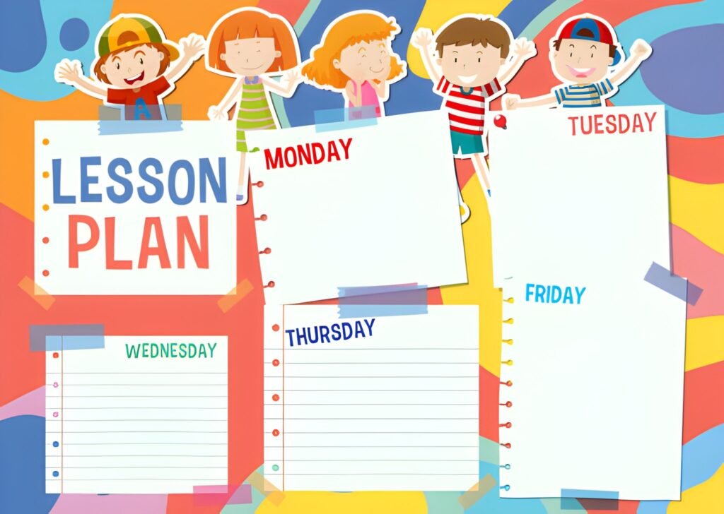 1st Week of Preschool Lesson Plans