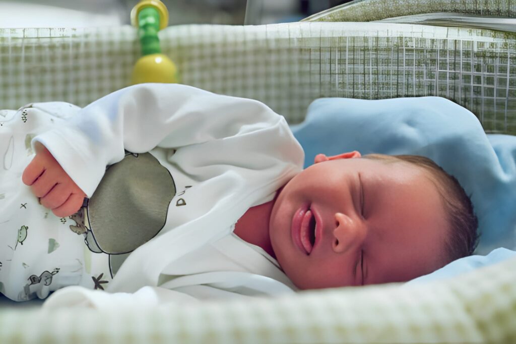 A 2-Day-Old Boy in the Newborn Nursery