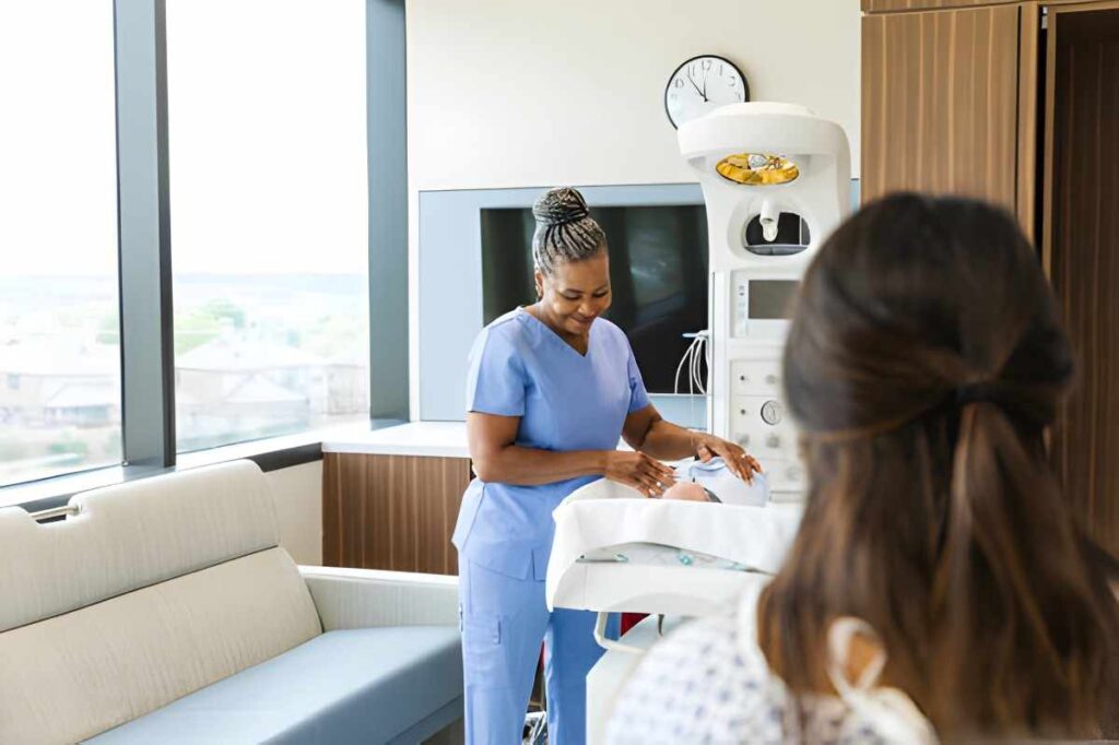 Charge Nurse on a Maternal Newborn Unit