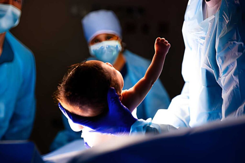 Client Delivered a 34-Week, 1550 g Newborn